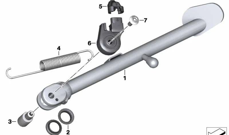 Caperuza de protección negro OEM 61138553649 para BMW Motorrad R nineT K21. Original BMW Motorrad.