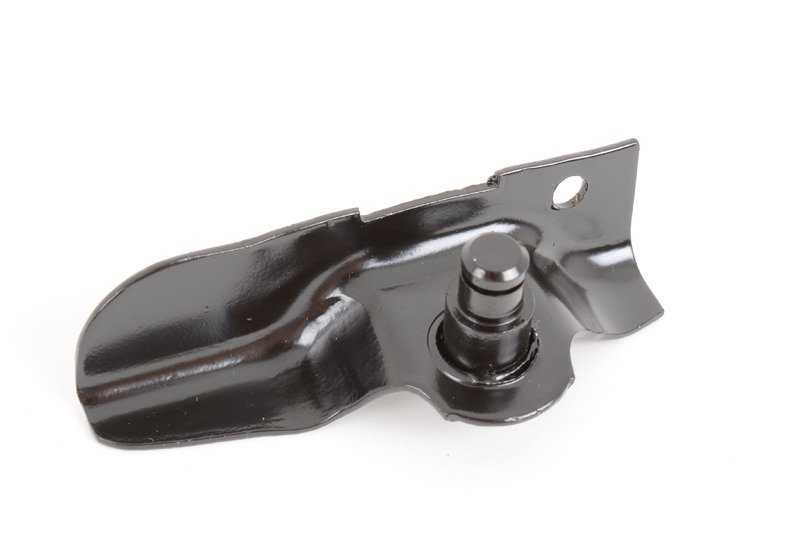 Soporte trasero de cierre del capó OEM 41141935693 para BMW Serie 3 E30 318i, 320i… y más. Original BMW.
