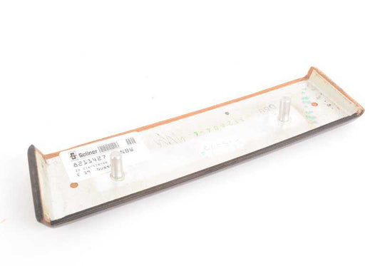 Moldura de madera para salpicadero izquierda OEM 51458211427 para BMW Serie 5 E39. Acabado en nogal (Nussbaum). Original BMW.