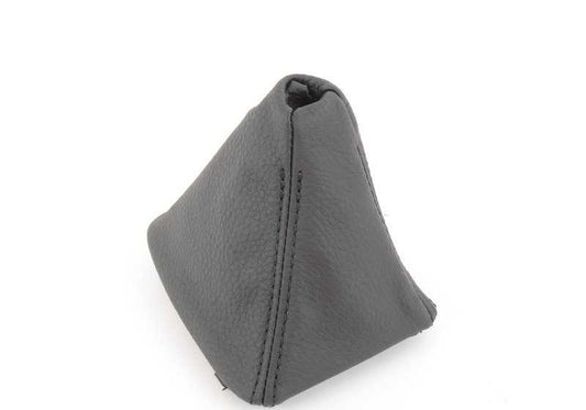 Black Dakota Leather Automatic Gear Shift Knob Cover OEM 25167592028 for BMW E90, E91, E92, E93... and more. Genuine BMW.