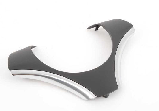 Black/chrome steering wheel cover OEM 32306772881 for BMW E92 and E93. Original BMW.