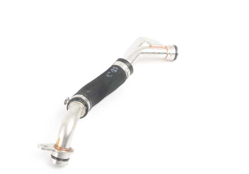 Tubería de retorno de aceite OEM 11427585403 para BMW E82, E88, F20, F21, F22, F23, F87, E90, E91, E92, E93, F30, F31, F34, F32, F33, F36, F07, F10, F11, F06, F12, F13, F01, F02, E84, F25, F26, E70, F15, E71, F16. Original BMW.