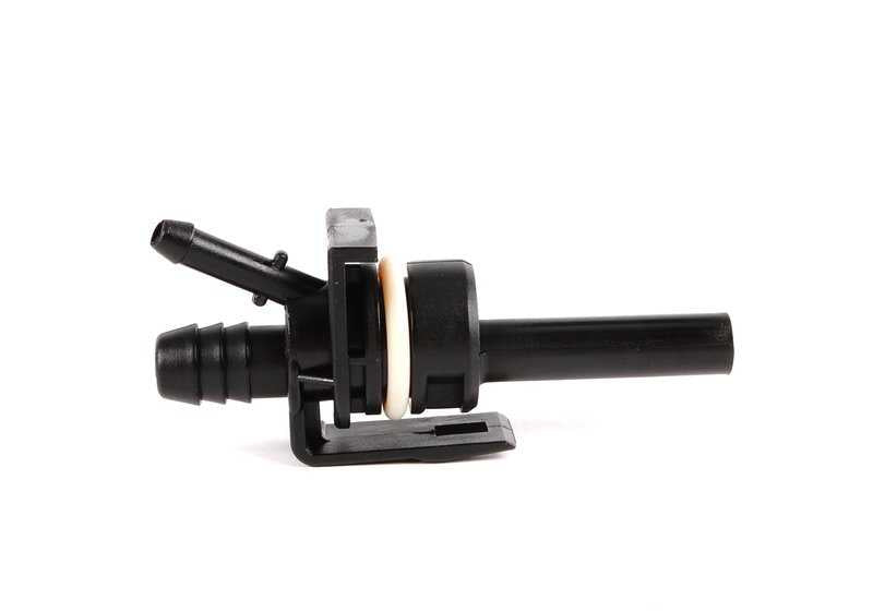 OEM 11151703710 engine ventilation connector for BMW E36 and E34 320i (M50). Part of the crankcase ventilation system. Original BMW.