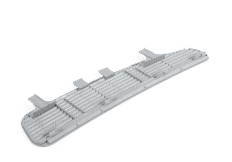 Rejilla de ventilación derecha para bandeja de maletero OEM 51468204322 para BMW E39 520d, 520i {todos los modelos compatibles}. Color gris. Original BMW.