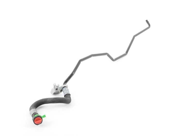 Tubería de retorno del radiador de aceite OEM 17227577636 para BMW E81, E82, E87, E87N, E88, E90, E90N, E91, E91N, E92, E92N, E93, E93N, E89. Original BMW.