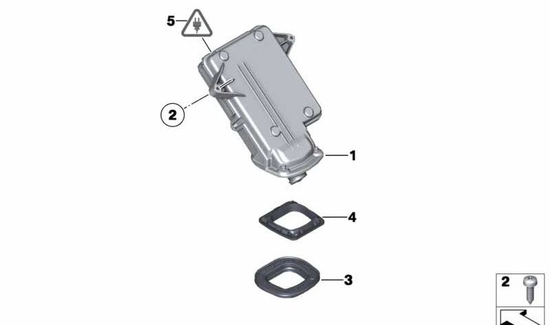 Cámara de marcha atrás OEM 66539195898 para BMW X5 E70 y BMW X6 E71. Compatible con todos los modelos: X5 3.0d, 3.0sd, 3.0si, 4.8i y X6 xDrive30d. Original BMW.