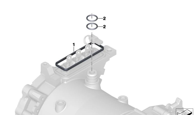 Junta de estanqueidad OEM 12379829477 para BMW Motorrad C600 Sport, C650 GT, F700GS, F750GS, F800GS, F850GS, F900R, F900XR. Original BMW Motorrad.