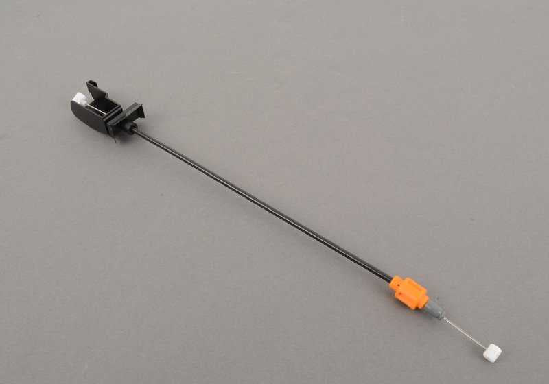 Cable Bowden maneta exterior puerta trasera derecha OEM 51227131740 para BMW E65, E66. Original BMW.