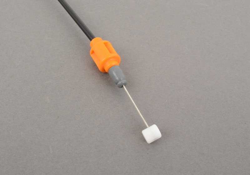 Cable Bowden maneta exterior puerta trasera derecha OEM 51227131740 para BMW E65, E66. Original BMW.
