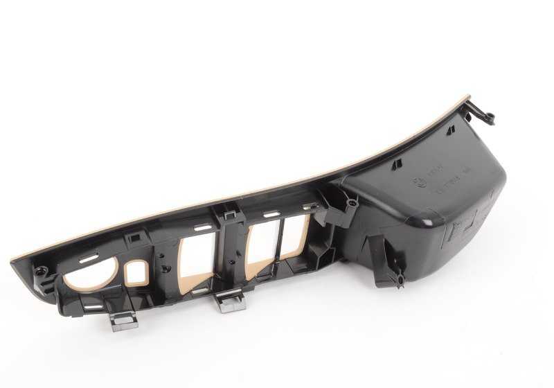 Maneta interior puerta izquierda (color venetobeige) OEM 51417225867 para BMW F10, F10N, F11, F11N, F18N. Recambio original BMW.