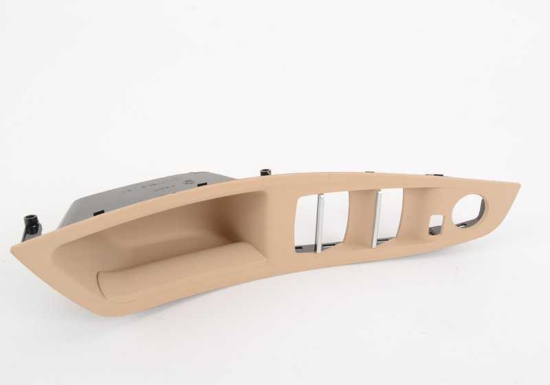 Maneta interior puerta izquierda (color venetobeige) OEM 51417225867 para BMW F10, F10N, F11, F11N, F18N. Recambio original BMW.