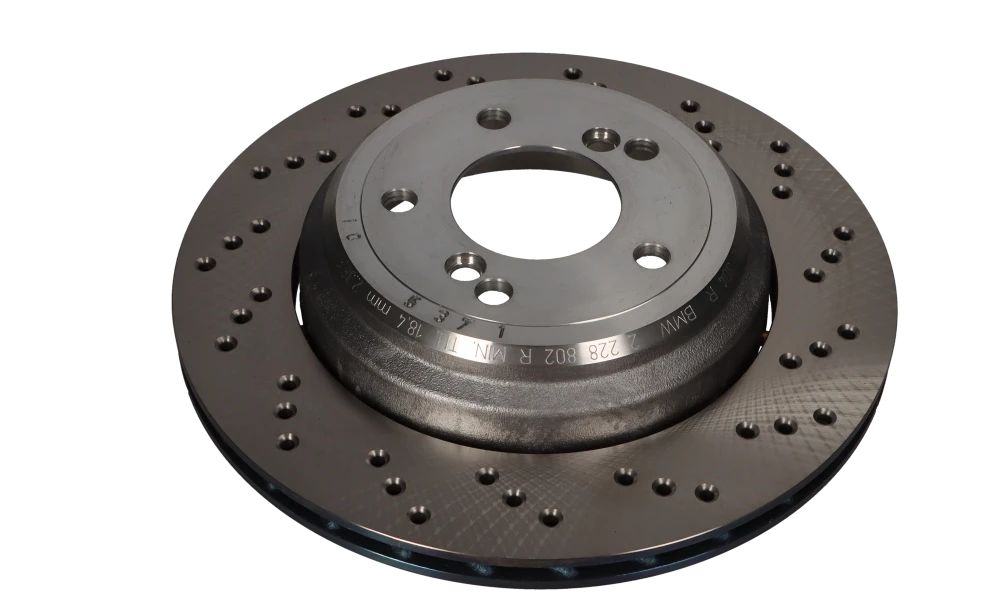 Ventilated brake disc OEM 34212282304 for BMW E46, E85, E86. Original BMW.
