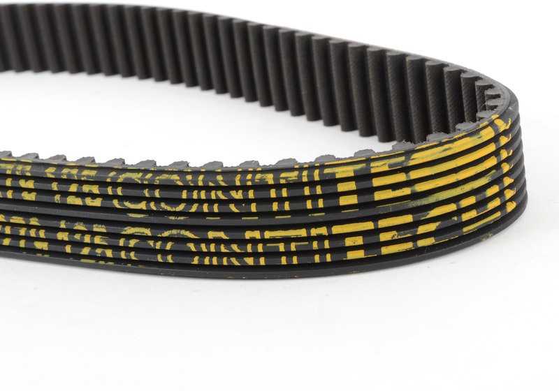 Correa de distribución OEM 11311279126 para BMW E30, E28, E34 con motores diésel M21. Compatible con modelos 324d, 324td, 524d, 524td. Original BMW.