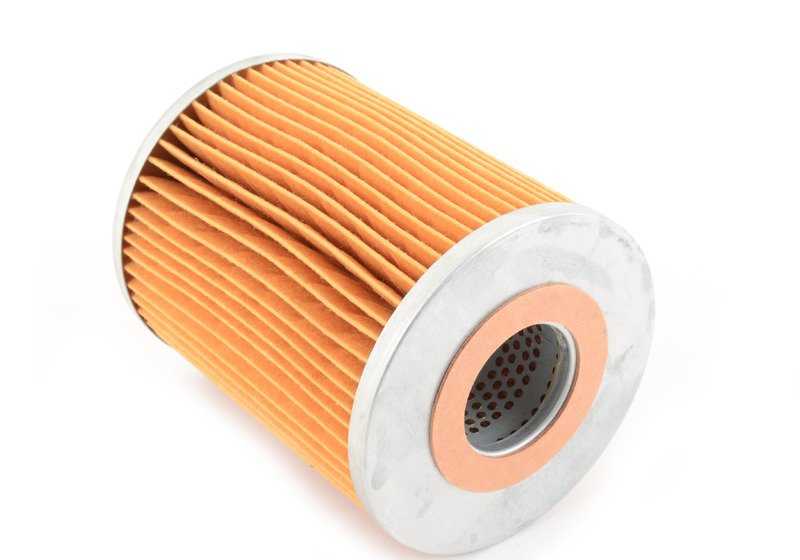 Filtro de aceite OEM 11421256714 para BMW E12 (5er) modelos con motor M30 manual y automático, años 1973-1981. Original BMW.