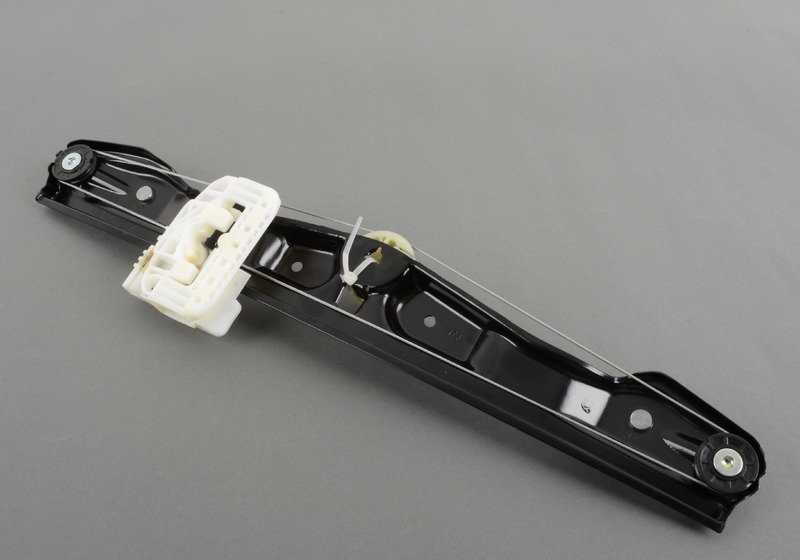 Elevalunas trasero izquierdo sin motor OEM 51357281887 para BMW F30, F31, F80. Original BMW.