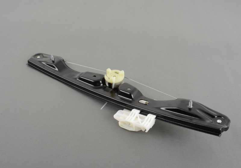 Elevalunas trasero izquierdo sin motor OEM 51357281887 para BMW F30, F31, F80. Original BMW.