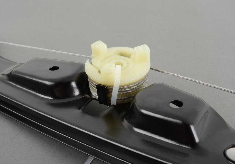 Elevalunas trasero izquierdo sin motor OEM 51357281887 para BMW F30, F31, F80. Original BMW.
