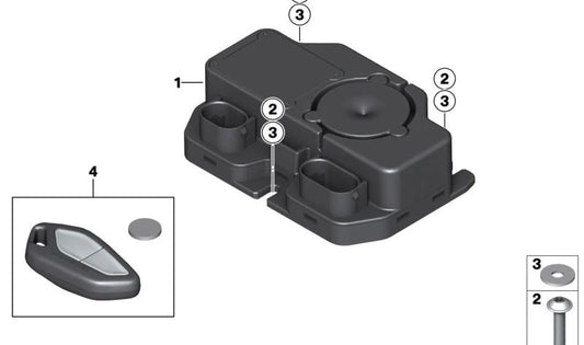 Tornillo cabeza cilíndrica OEM 07147119149 para MINI R50, R53, F56, F55, Clubman F54, Cabrio R52, Countryman F60... y más. Original MINI.