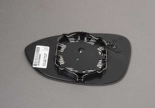Cristal espejo derecho calefactable convexo OEM 51167251688 para BMW E89, I12, I12N, I15. Repuesto original BMW.