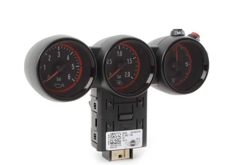 Cuadro de instrumentos Chrono Pack OEM 62106818799 para MINI F55 (Cooper, Cooper S, Cooper D), F56 (Cooper, Cooper S), F57 (Cooper, Cooper S). Original MINI.