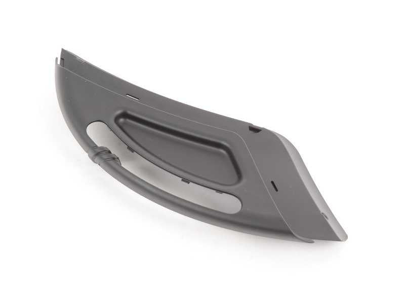 Guía cinturón de seguridad derecha OEM 52107909148 para BMW Z4 E85 (todos los modelos de 2.0i, 2.2i, 2.5i). Color antracita. Original BMW.