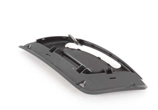 Guía cinturón de seguridad derecha OEM 52107909148 para BMW Z4 E85 (todos los modelos de 2.0i, 2.2i, 2.5i). Color antracita. Original BMW.