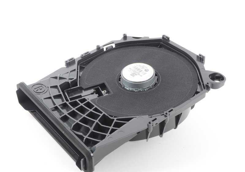 Subwoofer derecho OEM 65139204786 para BMW E81, E82, E87, E88, E90, E91, E92, E93, E84. Original BMW.