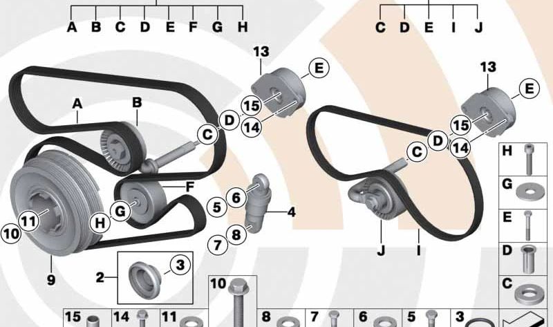 Arandela de cigüeñal OEM 11232247260 para BMW E46, E39, E38, E31, E53, E83, Z3, Z8. Original BMW.