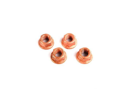 Exhaust mounting parts kit OEM 18210141661 for BMW E34, E32. Original BMW.