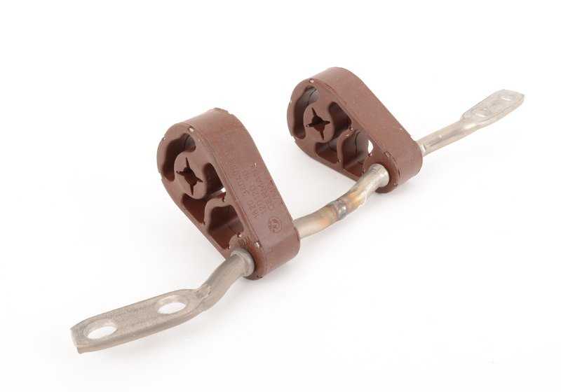 Soporte trasero del sistema de escape OEM 18303413461 para BMW E83. Original BMW.