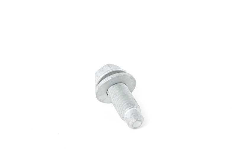 Tornillo hexagonal con arandela OEM 31106858433 para BMW F20, F21, F22, F23, F30, F31, F34, F35, G21, F32, F33, F36, G26, F97, F98, G01, G02, G08, G45. Original BMW.