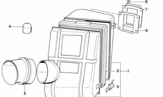Junta sin amianto OEM 13719067449 para BMW E28, E24, E23 (modelos: M5, 635CSi, M635CSi, 745i). Compatible con motores S38 y M30. Original BMW.