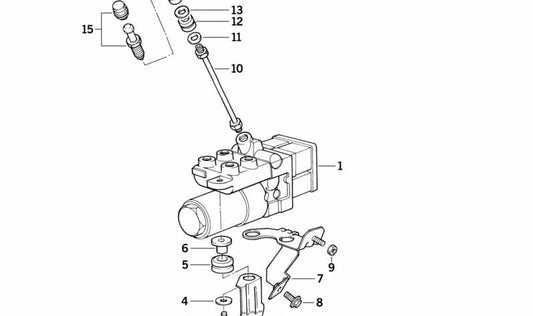 Codo de admisión de aire OEM 13711275937 para BMW E34, E32, E31. Compatible con modelos 530i, 540i, 730i, 740i, 840i con motor M60. Pieza original BMW.