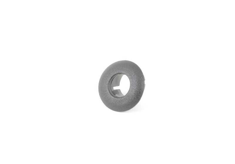 Embellecedor derecho del botón de bloqueo OEM 51416975326 para BMW E81, E82, E88. Original BMW.
