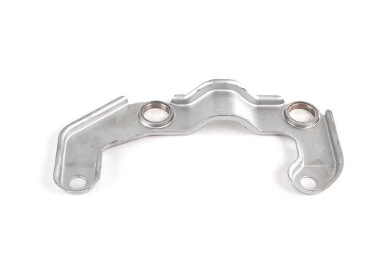 Soporte metálico de escape OEM 18207521346 para BMW E60, E61, E63, E64 (520i con motor M54 y cambio automático o manual). Original BMW.