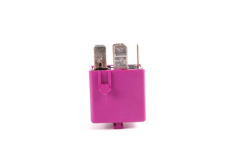Relé conmutador violeta OEM 61361388911 para MINI R52, R57, R59 y BMW E21, E30, E36, E12, E28, E34, E39, E24, E23, E32, E38, E31, Z3, E85, E86, E52. Original MINI y BMW.