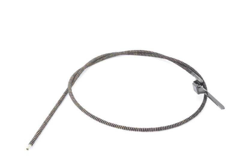Cable de transmisión izquierdo OEM 54128120673 para BMW E34. Original BMW.