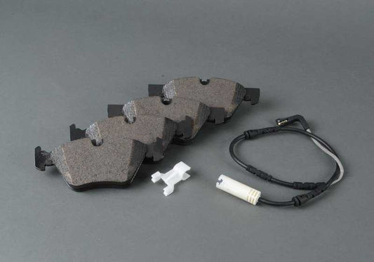 Conjunto de lonas de freio dianteiro + sensor OEM 34112288878 para BMW Série 3 E90, E91, E92, E93… e muito mais. BMW genuíno.