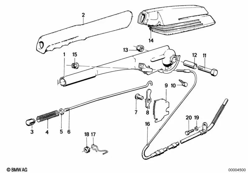 Gancho para colgar para BMW Serie 5 E28, Serie 6 E24 (OEM 34411152241). Original BMW