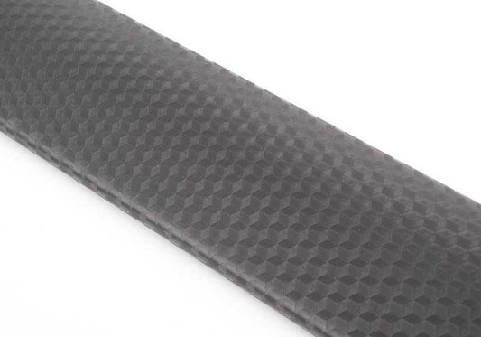 Moldura decorativa puerta trasera izquierda aluminio OEM 51427830191 para BMW E46 316i. Original BMW.