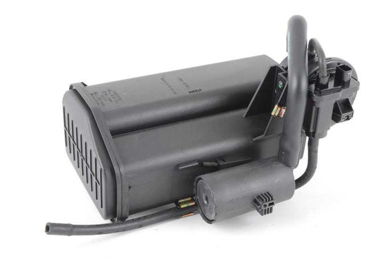 Filtro de carbón activo OEM 16131183573 para BMW E39 y E38. Componente del sistema de ventilación del depósito de combustible. Original BMW.