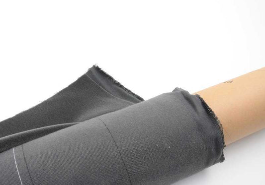 Tela tapizado color antracita OEM 51921875728 para BMW E28, E24, E23. Repuesto original BMW ideal para restauración de interiores con acabado original. Material por metros. Original BMW.