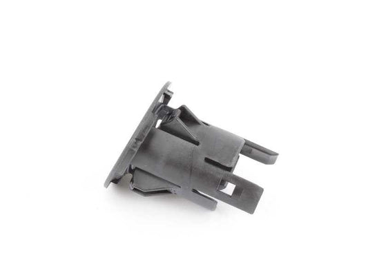 Soporte sensor parking trasero izquierdo OEM 51123402839 para BMW X3 E83 (todos los modelos: 2.0d, 2.0i, 2.5i, 3.0d). Pieza original BMW.