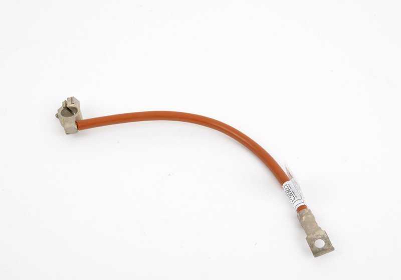 Cable de batería negativo OEM 61129255047 para BMW E81, E87, E90, F30, F32, F90, X5, X6... y más. Original BMW.