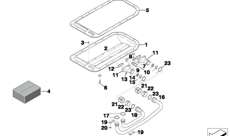 Módulo del colector de admisión OEM 11131416534 para BMW E36, E39, Z3. Original BMW.