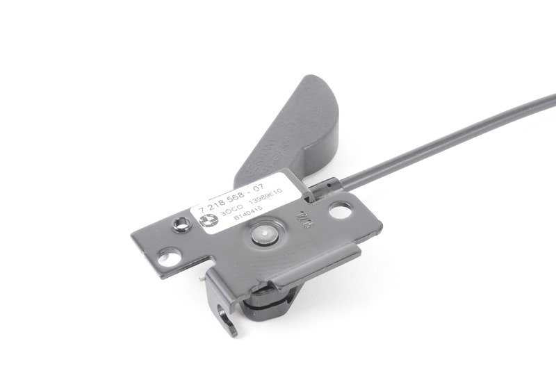 Mando apertura gancho capó OEM 51237218568 para BMW F25, F26. Original BMW.