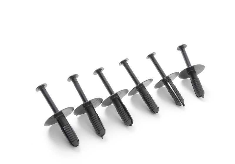 Guardabarros delanteros negros para llantas de 20" OEM 82162302409 para BMW X5 F15 (sin paquete M ni aerodinámico). Protegen contra barro y grava. Original BMW.