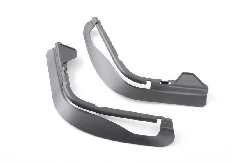 Guardabarros delanteros negros para llantas de 20" OEM 82162302409 para BMW X5 F15 (sin paquete M ni aerodinámico). Protegen contra barro y grava. Original BMW.