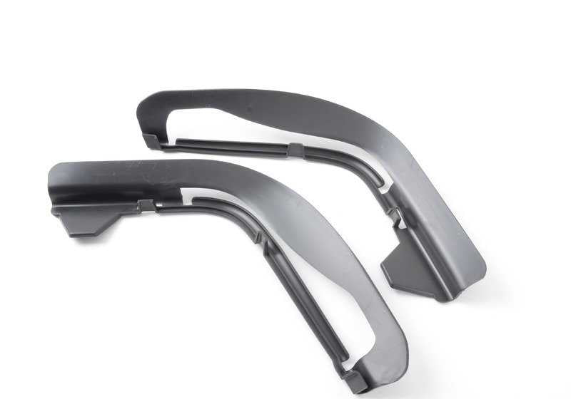 Guardabarros delanteros negros para llantas de 20" OEM 82162302409 para BMW X5 F15 (sin paquete M ni aerodinámico). Protegen contra barro y grava. Original BMW.