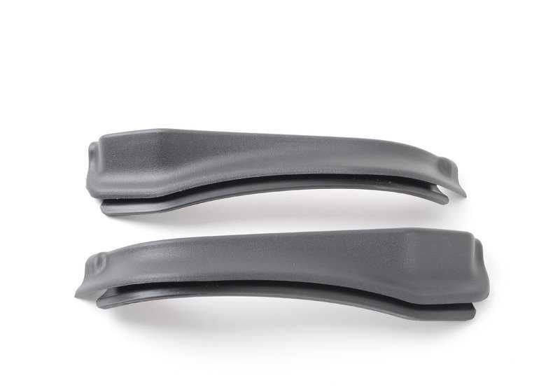 Guardabarros delanteros negros para llantas de 20" OEM 82162302409 para BMW X5 F15 (sin paquete M ni aerodinámico). Protegen contra barro y grava. Original BMW.
